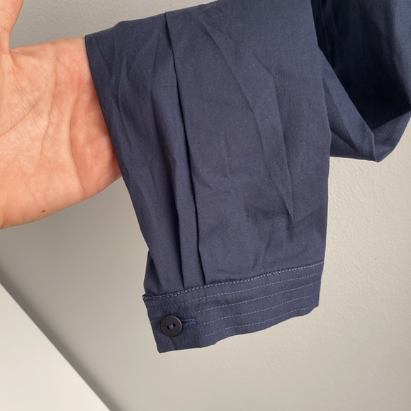 Marios Schwab Navy Belted Dress - Picture 11 of 16